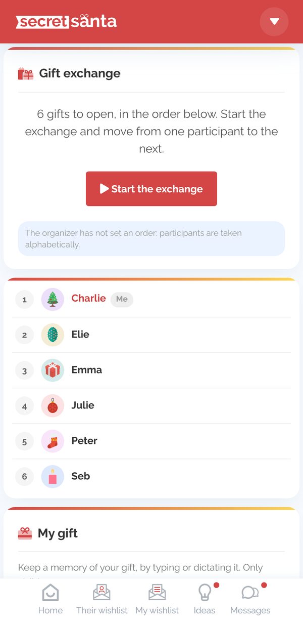 The gift exchange