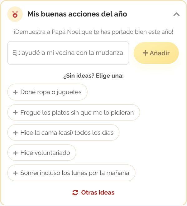 Mis buenas acciones del año
