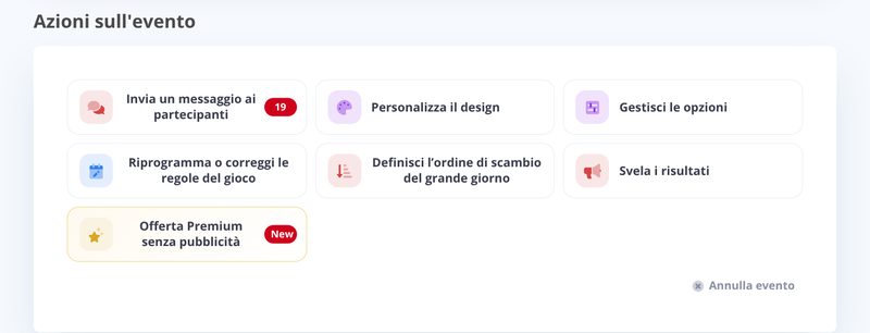 Il pulsante Offerta Premium senza pubblicità