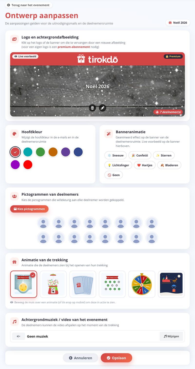Ontwerp aanpassen