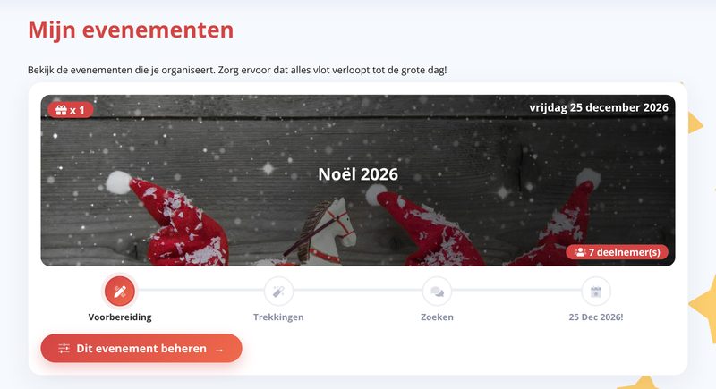 Mijn evenementen