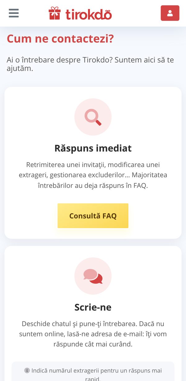 Pagina Contact